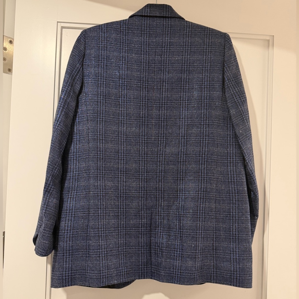 NWT Blue Zadig & Voltaire Viva Car Shimmer Blazer - Picture 8 of 10